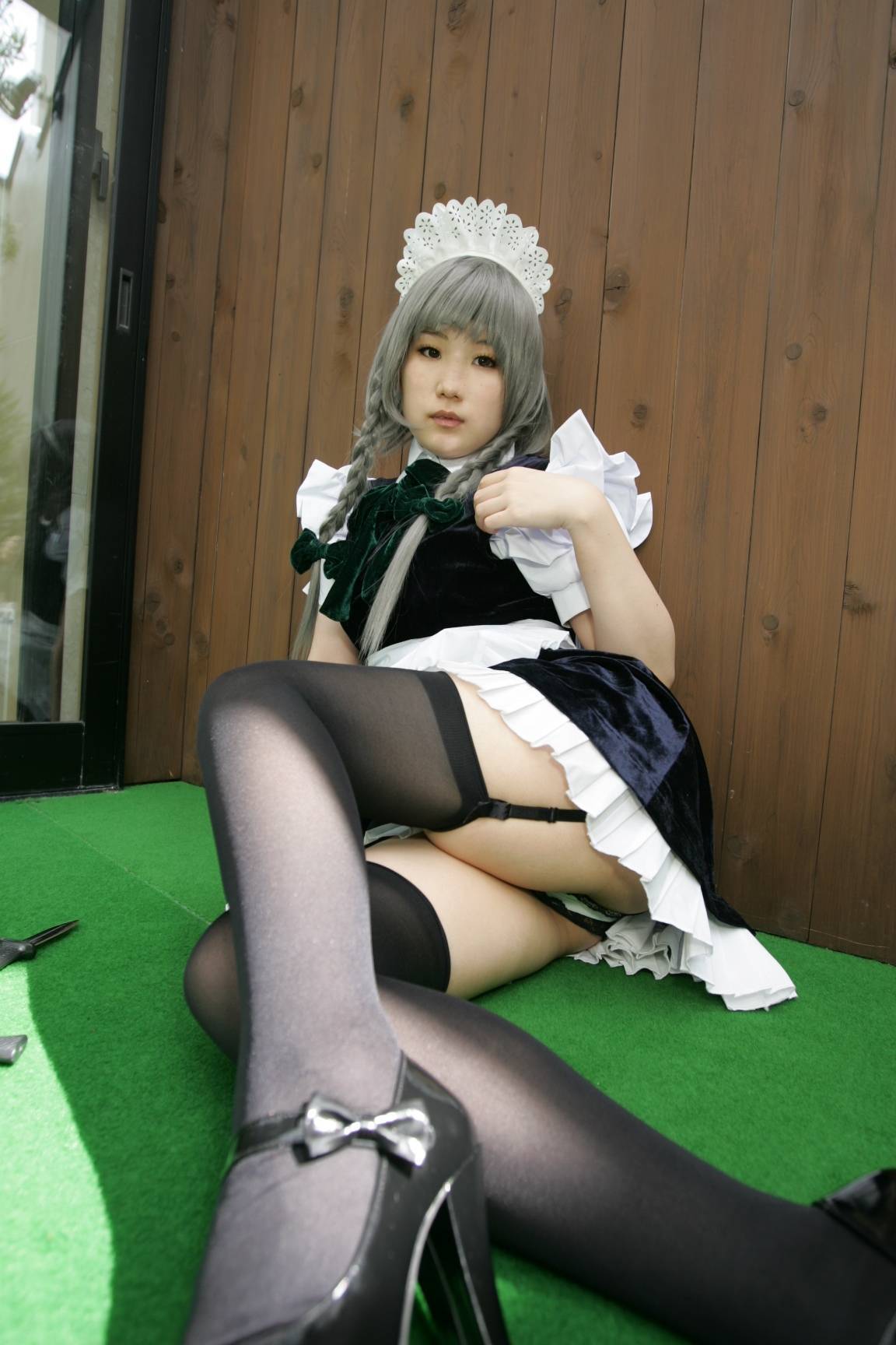 黑丝游戏美女　[Cosplay]Izayoi-Sakuya 日本超级诱惑美女图片写真